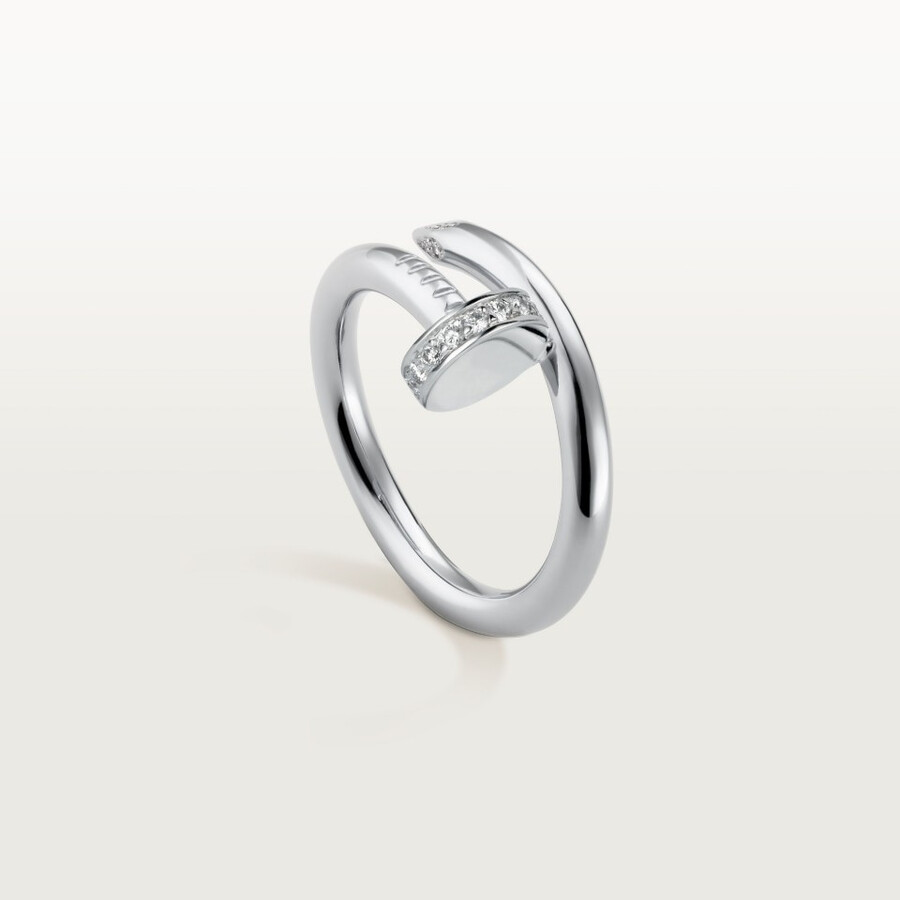 juste un clou ring classic model diamonds