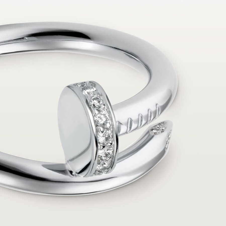 juste un clou ring classic model diamonds