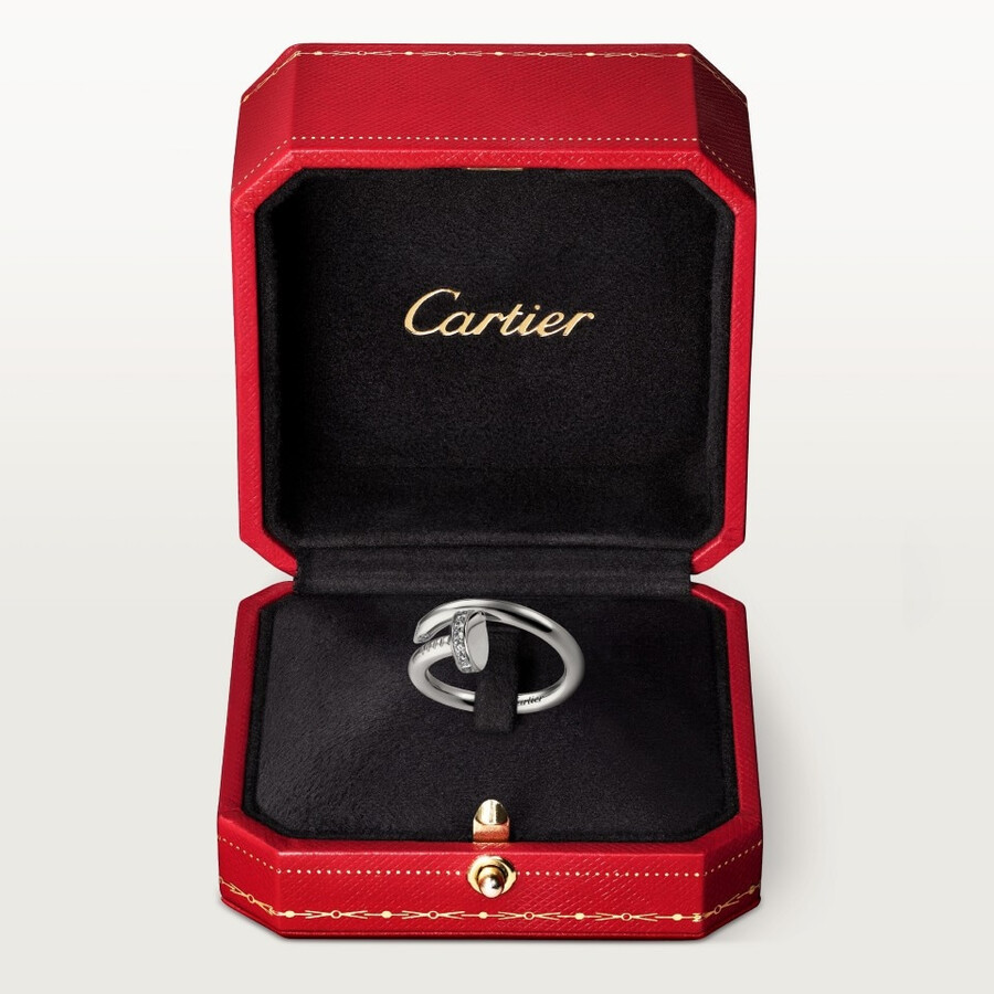 juste un clou ring classic model diamonds