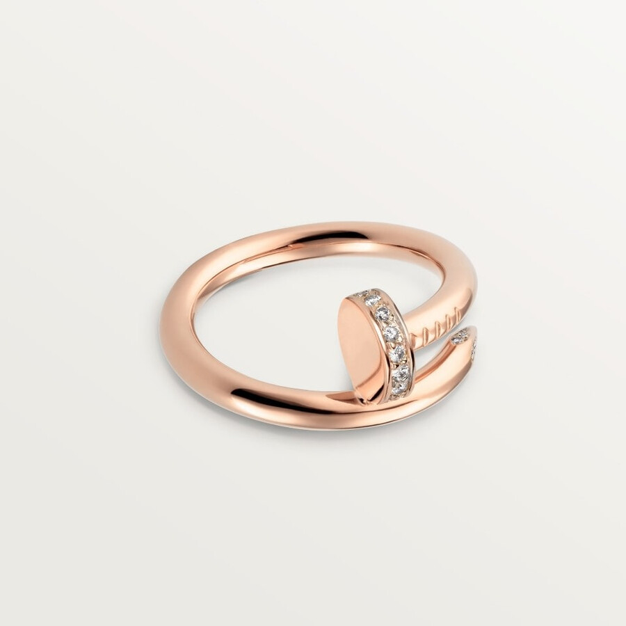 juste un clou ring classic model diamonds