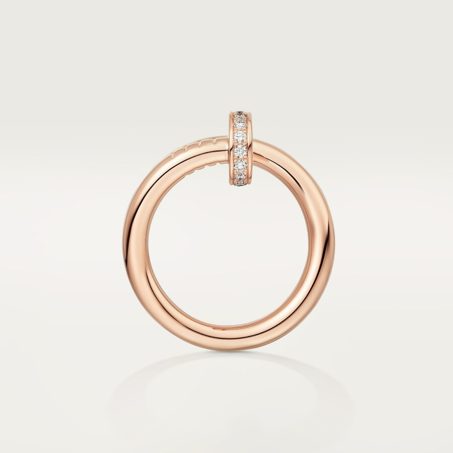 juste un clou ring classic model diamonds