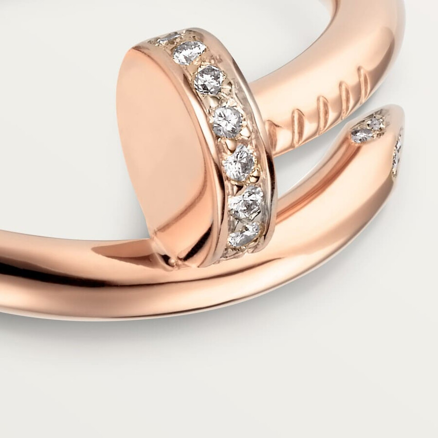 juste un clou ring classic model diamonds
