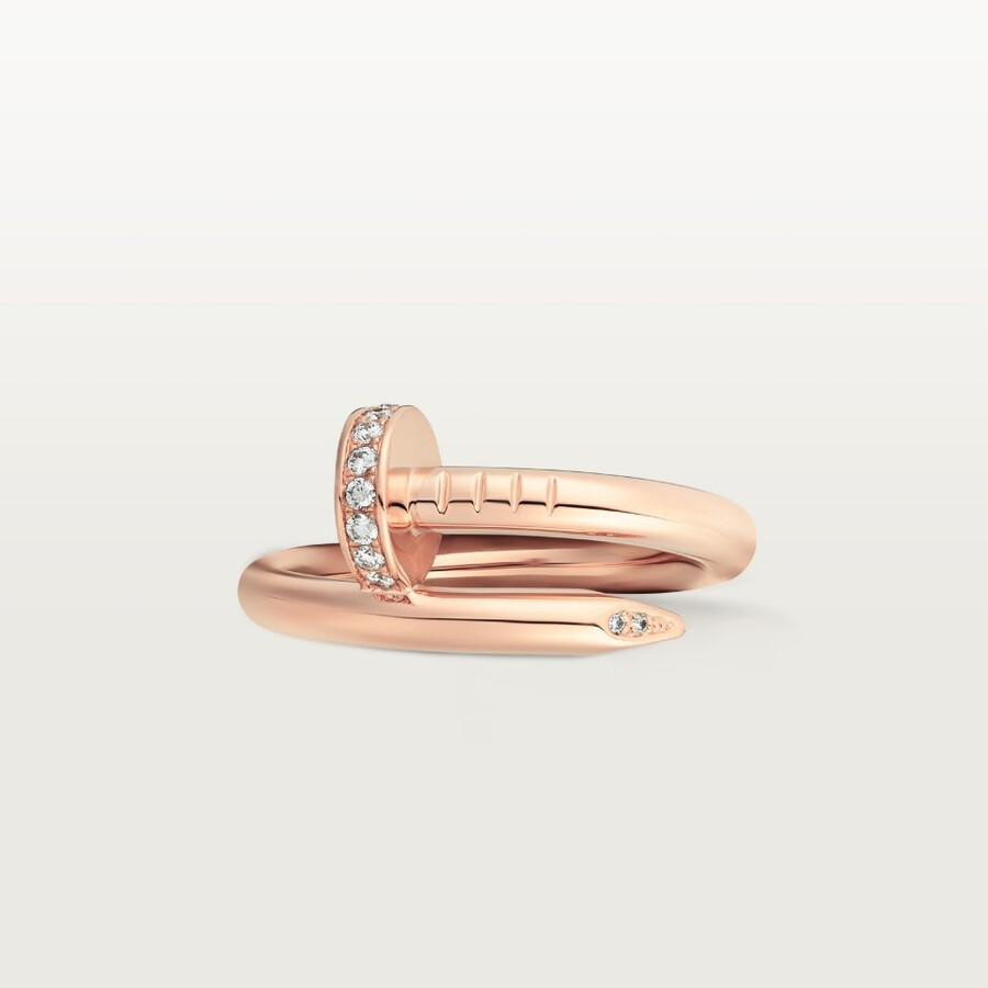 juste un clou ring classic model diamonds