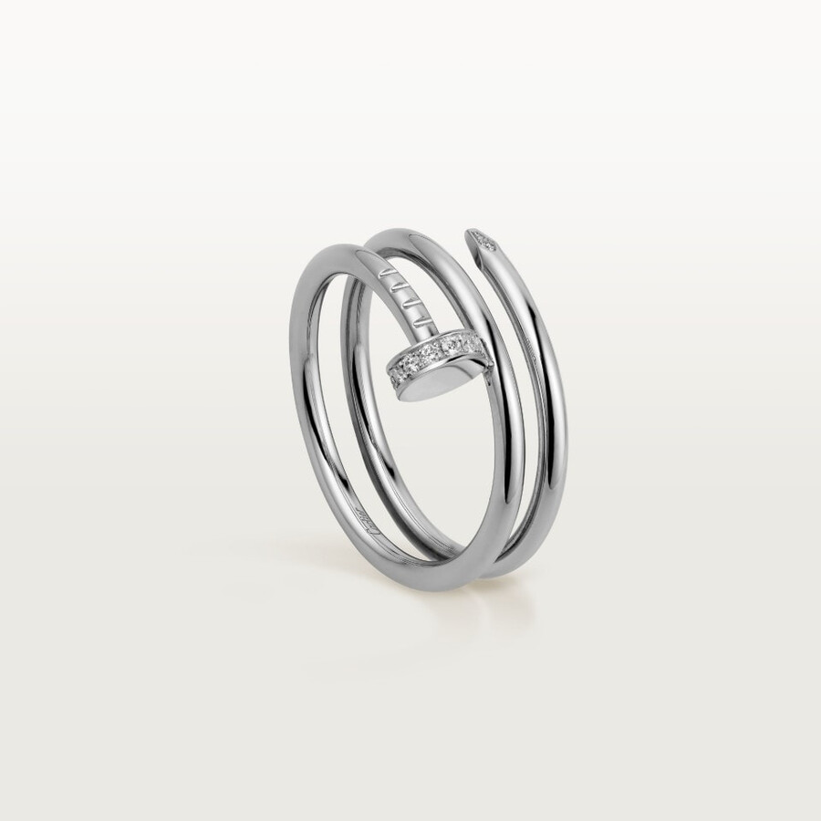juste un clou ring double diamonds