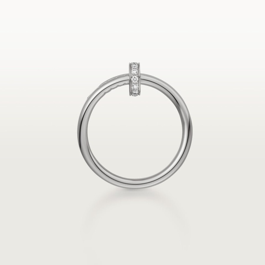 juste un clou ring double diamonds