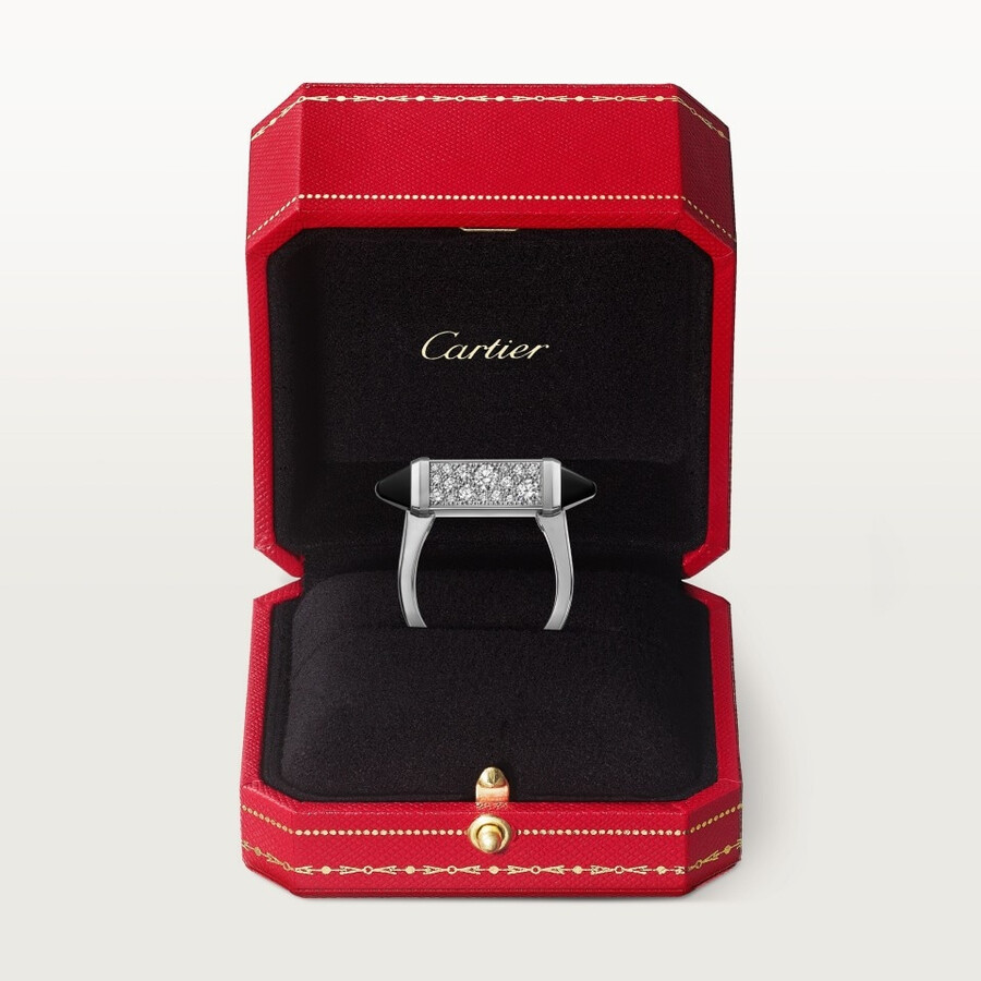 les berlingots de cartier ring semi-paved