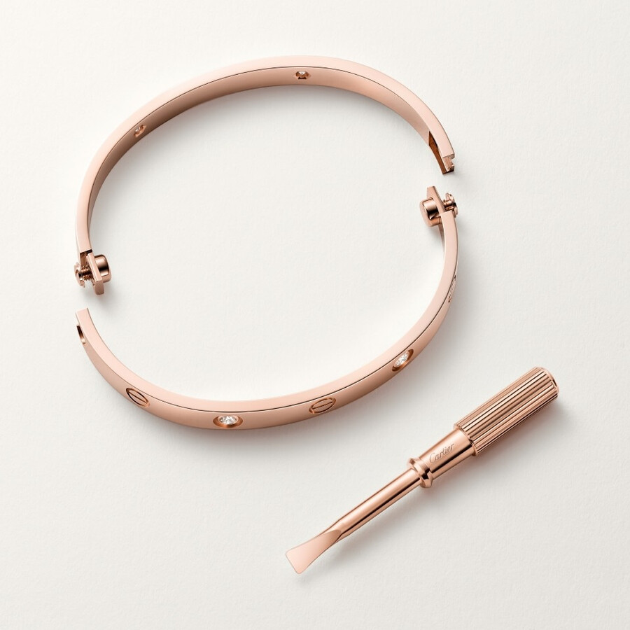 love bracelet classic model 4 diamonds