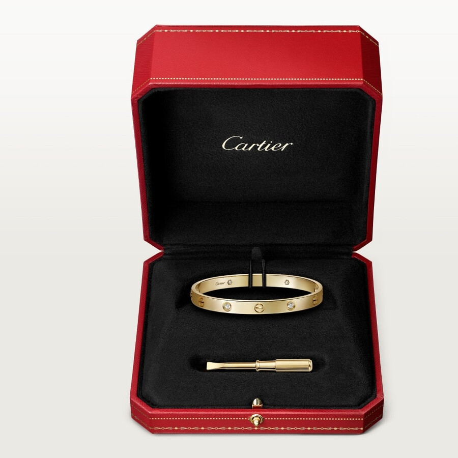 love bracelet classic model 4 diamonds