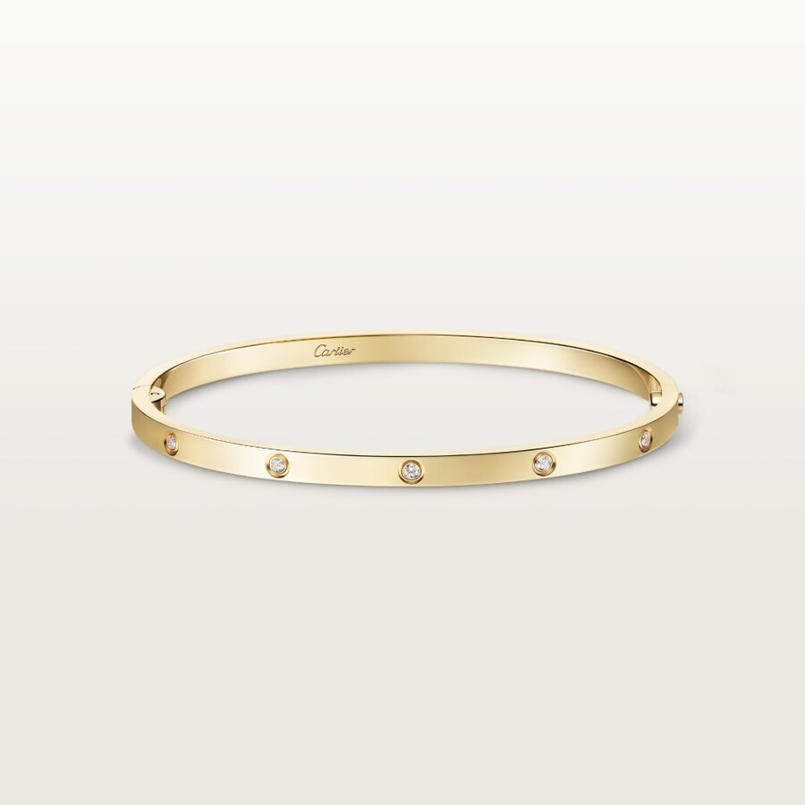 love bracelet small model 10 diamonds