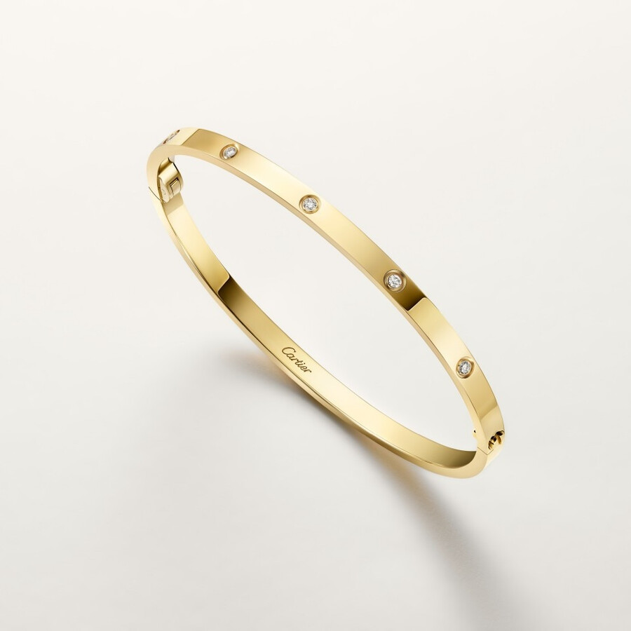 love bracelet small model 10 diamonds