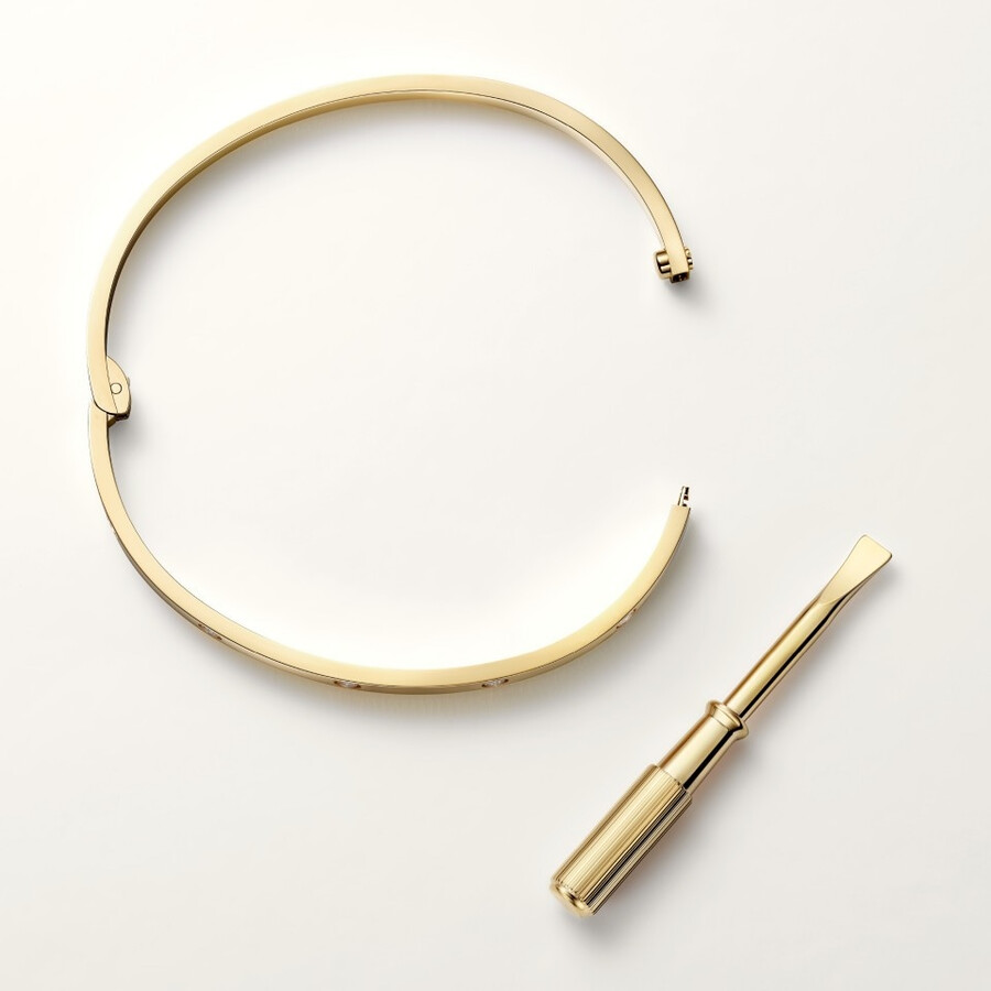 love bracelet small model 10 diamonds