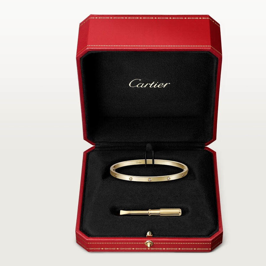 love bracelet small model 10 diamonds