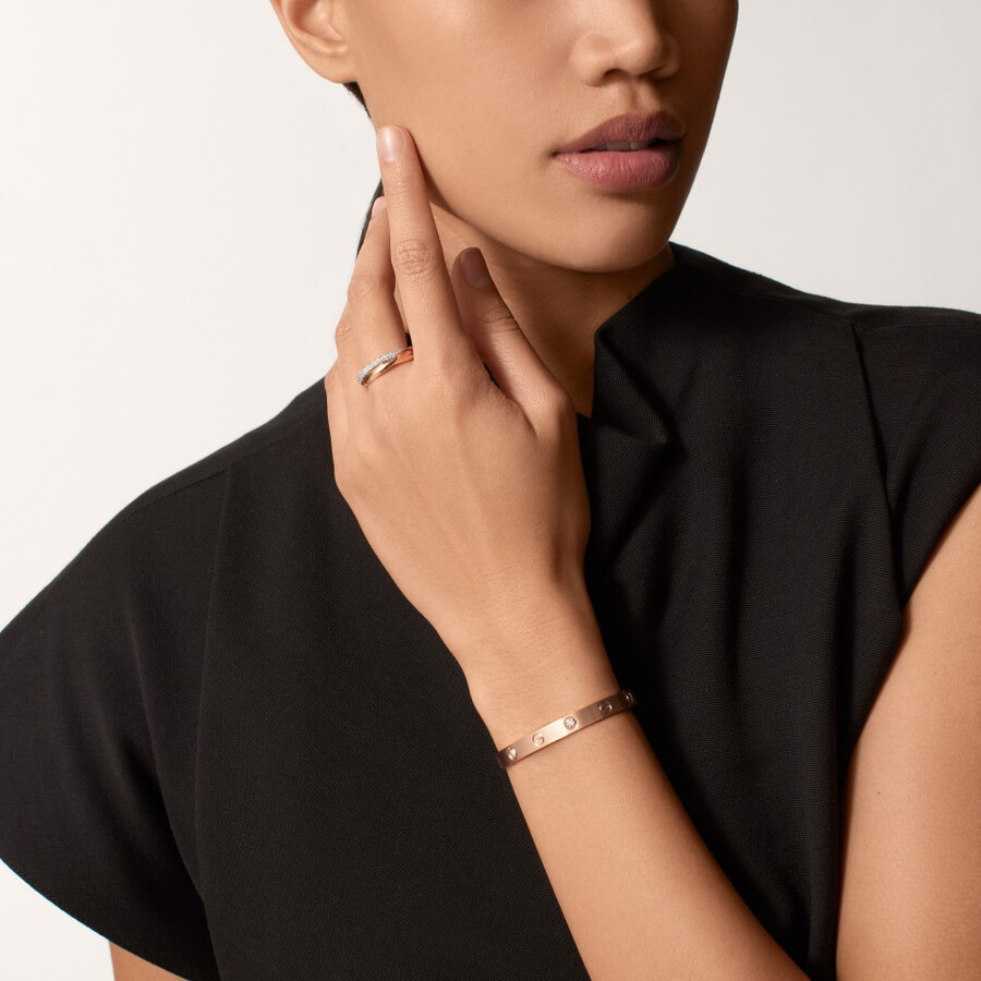 love bracelet classic model brushed 4 diamonds