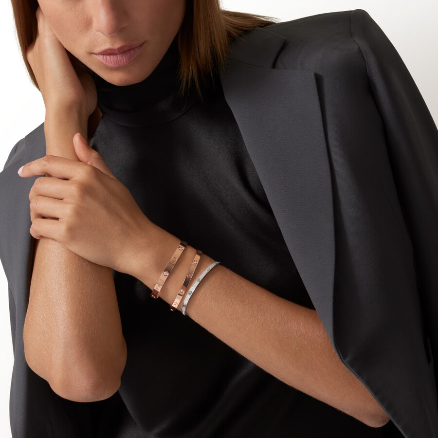 love bracelet medium model 4 diamonds