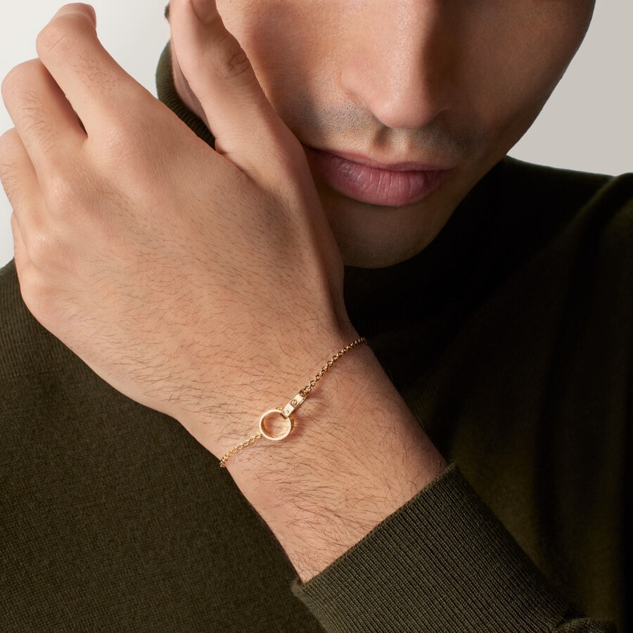 love bracelet on chain