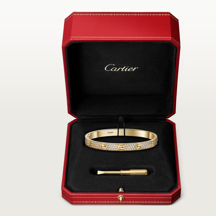 love bracelet classic model paved