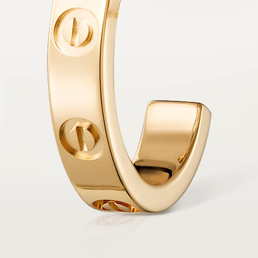 love hoop earrings small model
