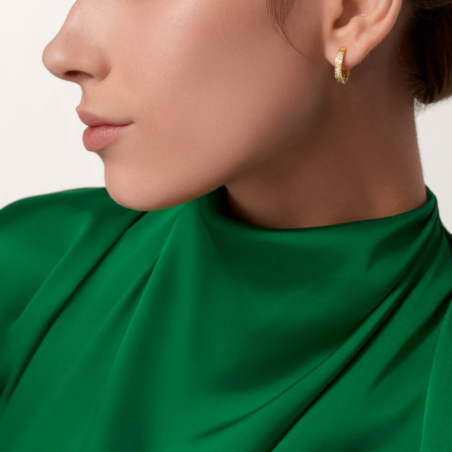 love earrings multiwear half-paved