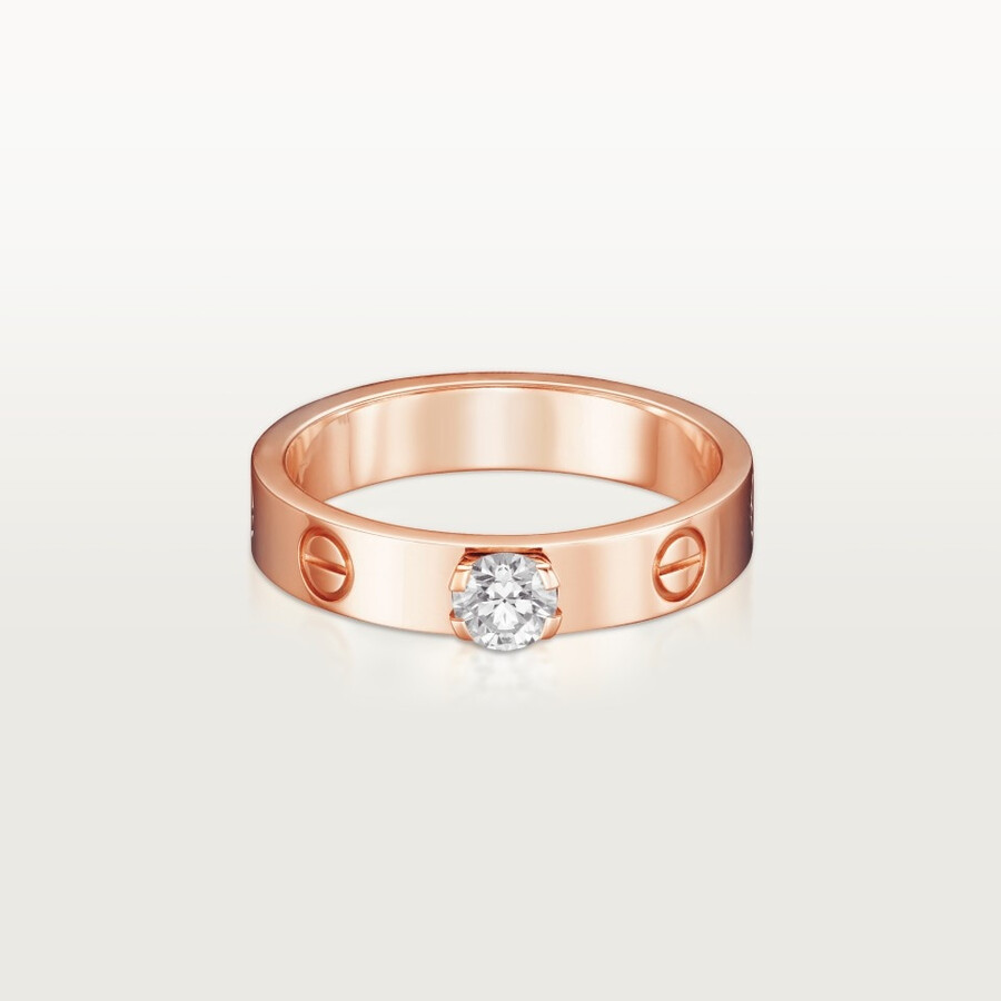 love solitaire brilliant-cut diamond