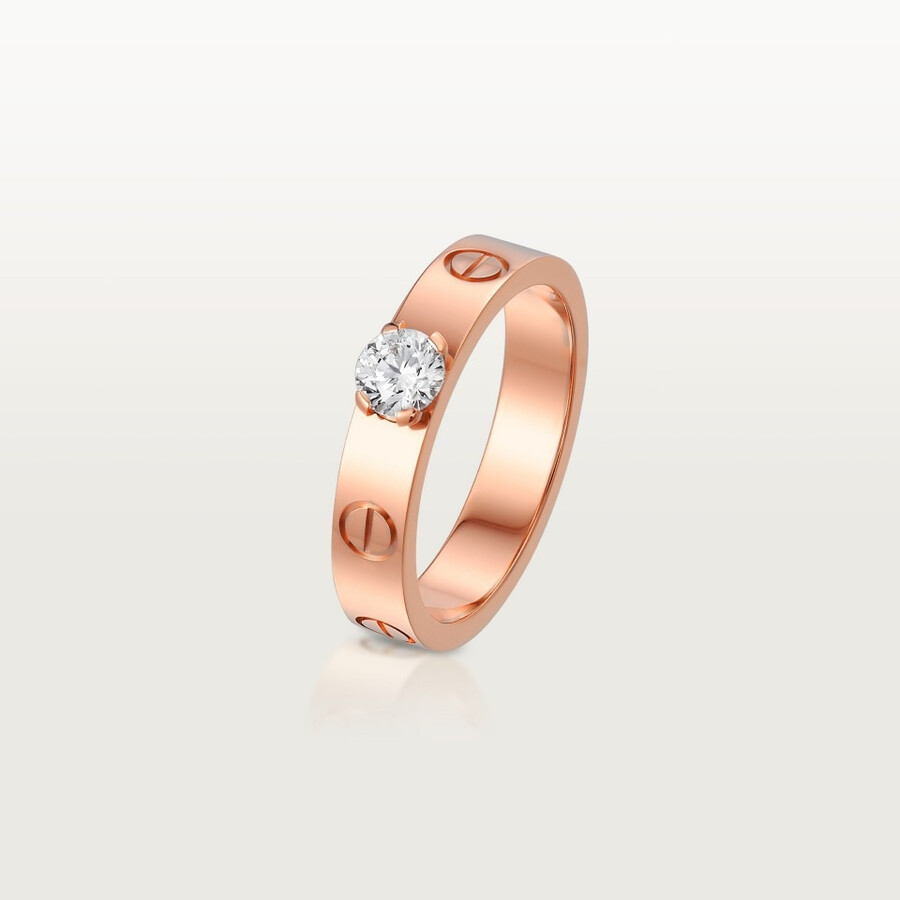 love solitaire brilliant-cut diamond