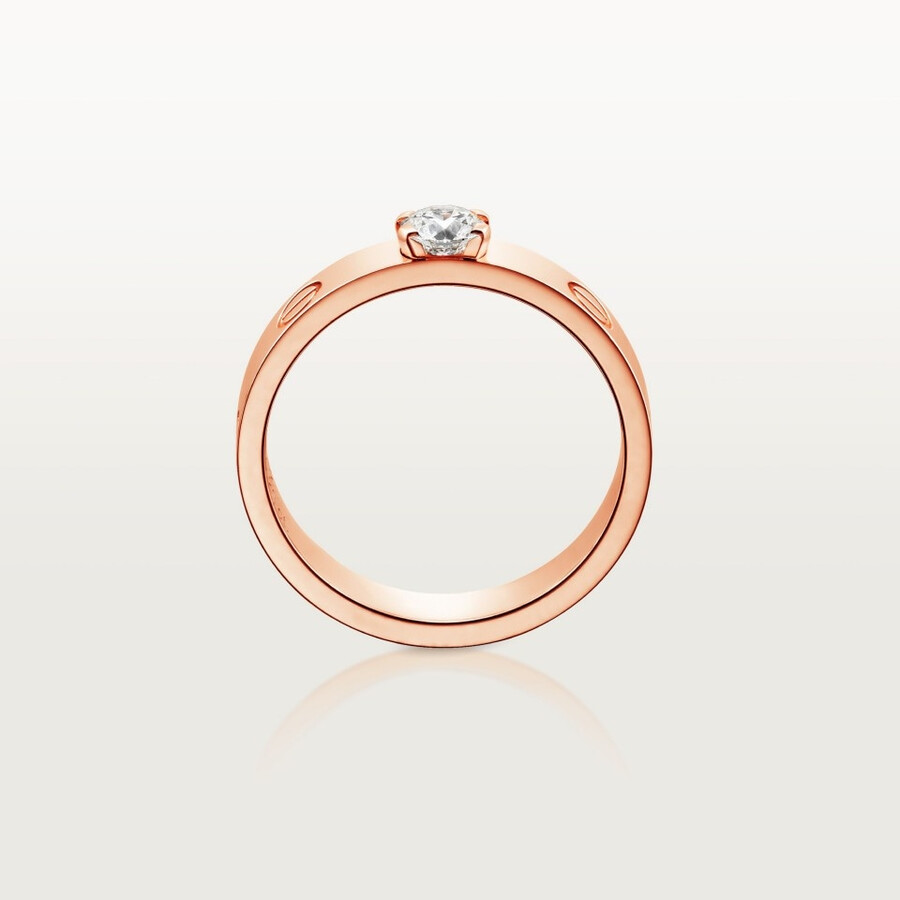 love solitaire brilliant-cut diamond