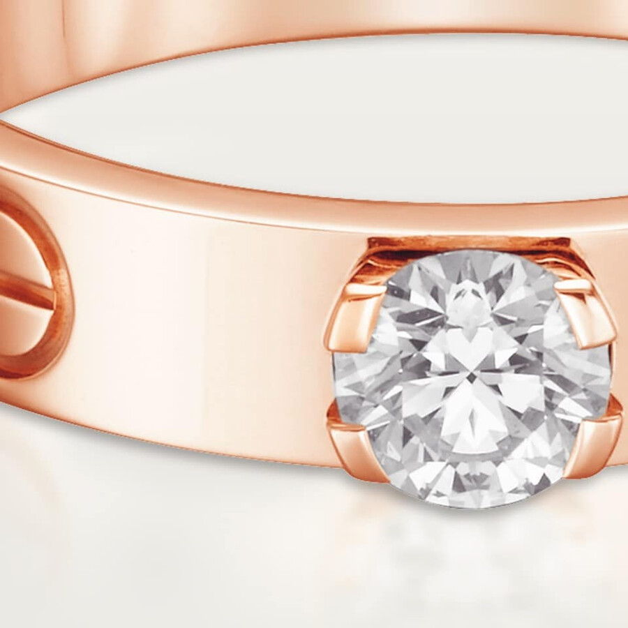 love solitaire brilliant-cut diamond