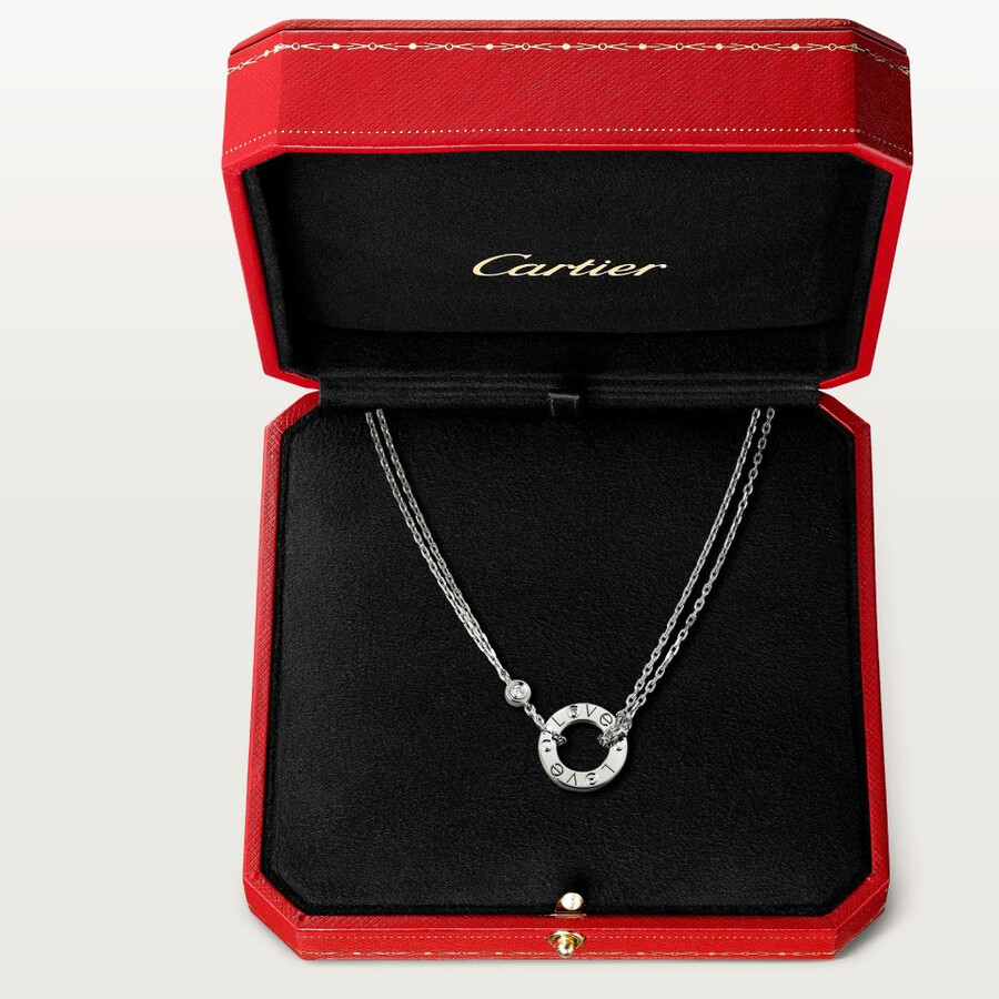 love pendant 2 diamonds