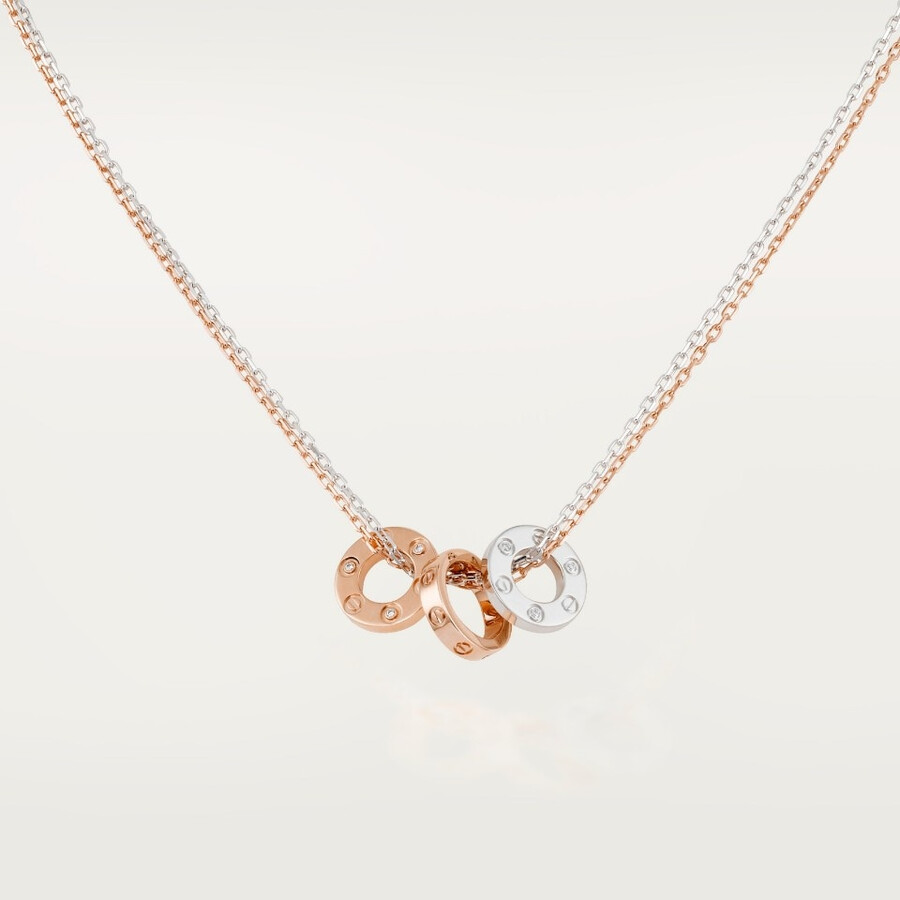 love pendant 6 diamonds