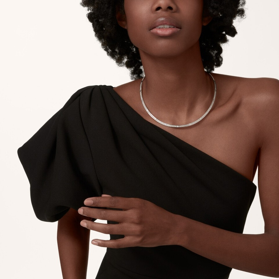 love torque necklace paved