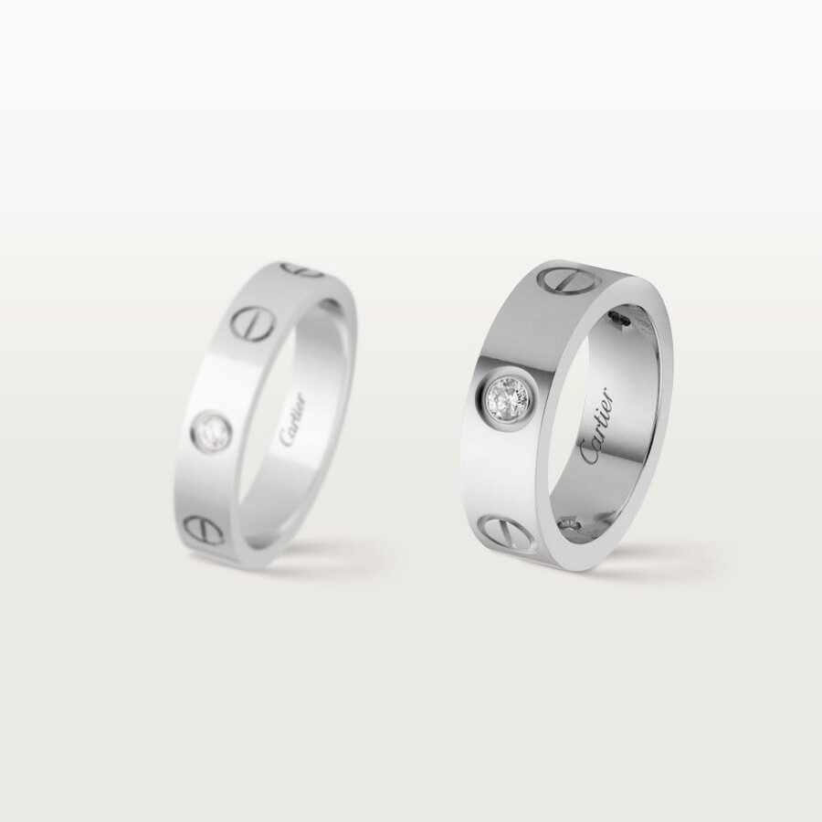 love ring classic model 3 diamonds