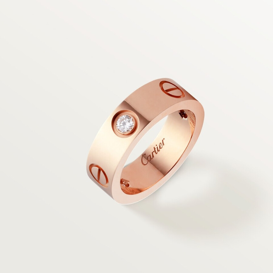 love ring classic model 3 diamonds