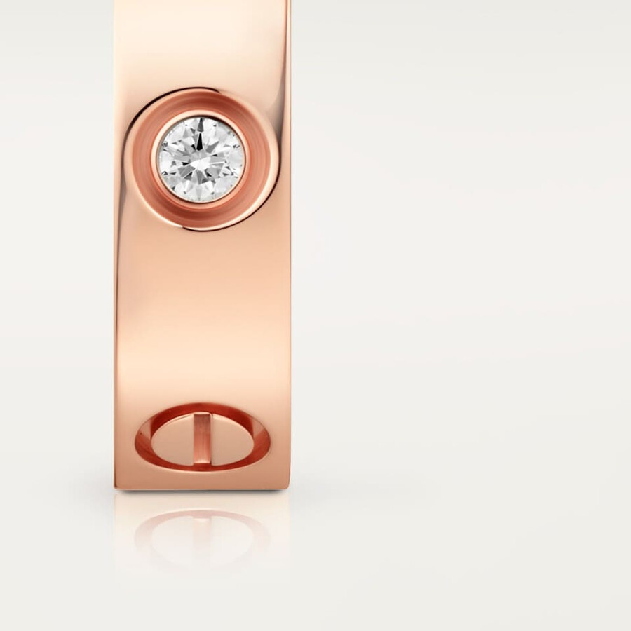 love ring classic model 3 diamonds