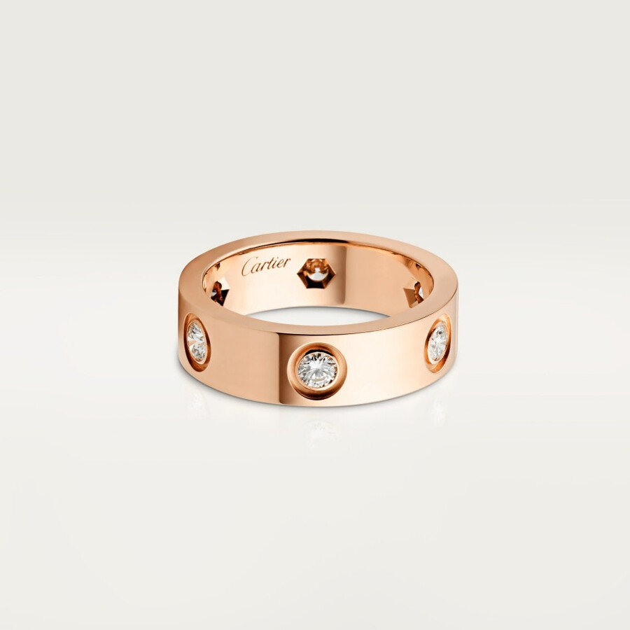 love ring classic model 6 diamonds