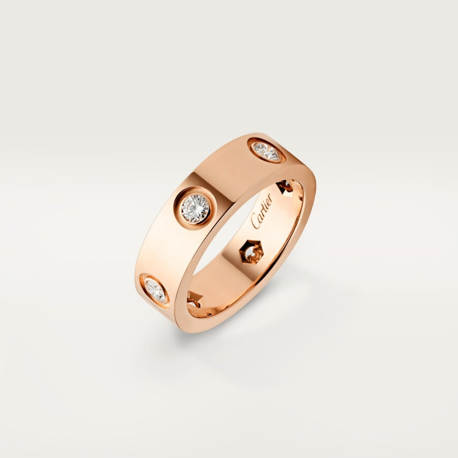 love ring classic model 6 diamonds