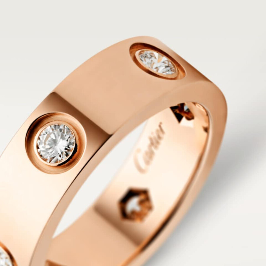 love ring classic model 6 diamonds
