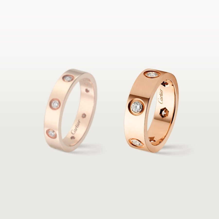 love ring classic model 6 diamonds