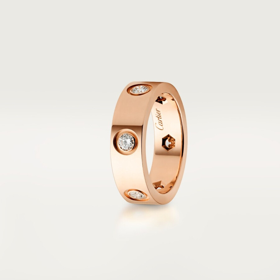 love ring classic model 6 diamonds