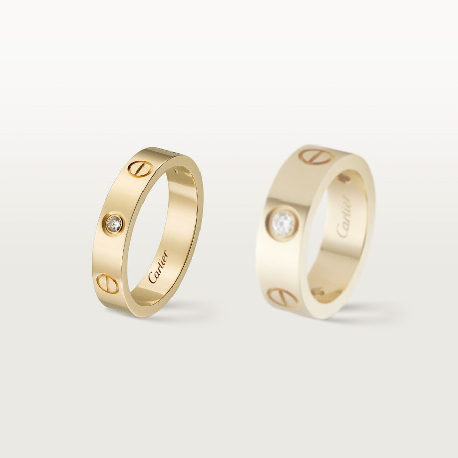 love ring small model 1 diamond
