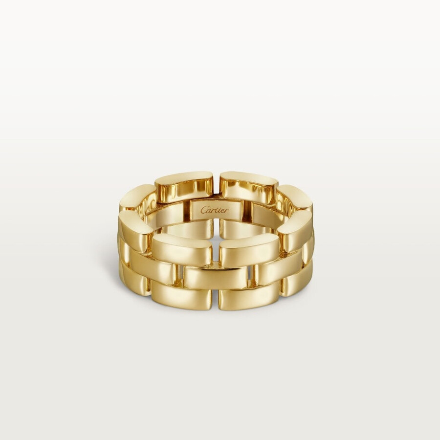 maillon panthère ring triple row