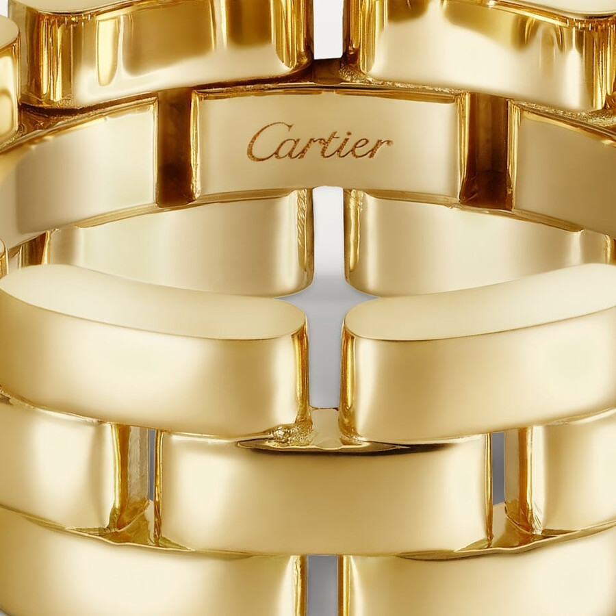 maillon panthère ring triple row