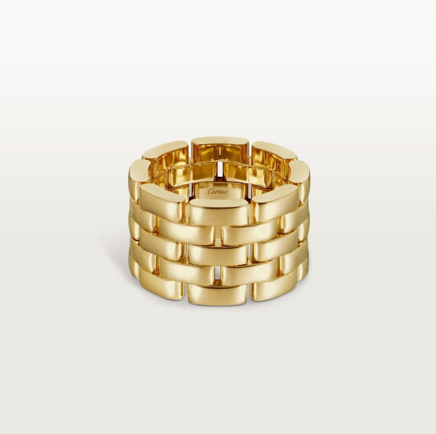 maillon panthère ring five rows