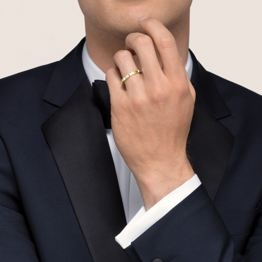 maillon panthère wedding band