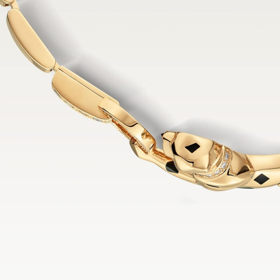 panthère de cartier bracelet on chain diamonds