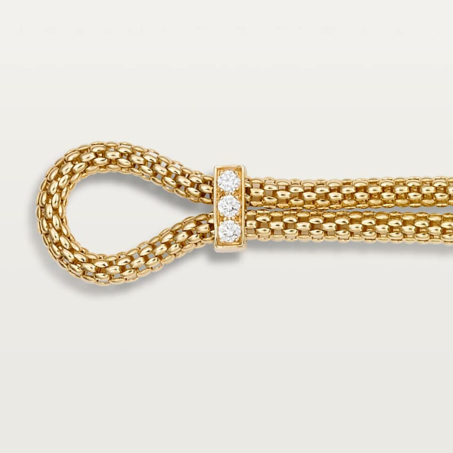 panthère de cartier bracelet on chain diamonds