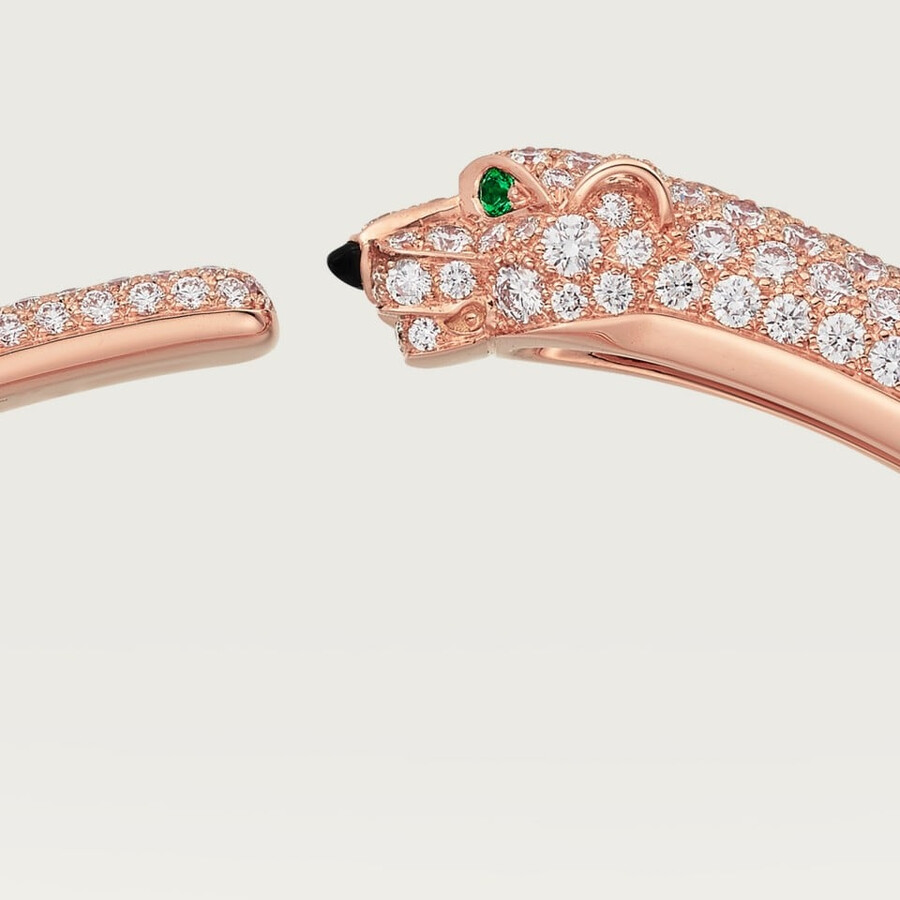 panthère de cartier bracelet small model paved