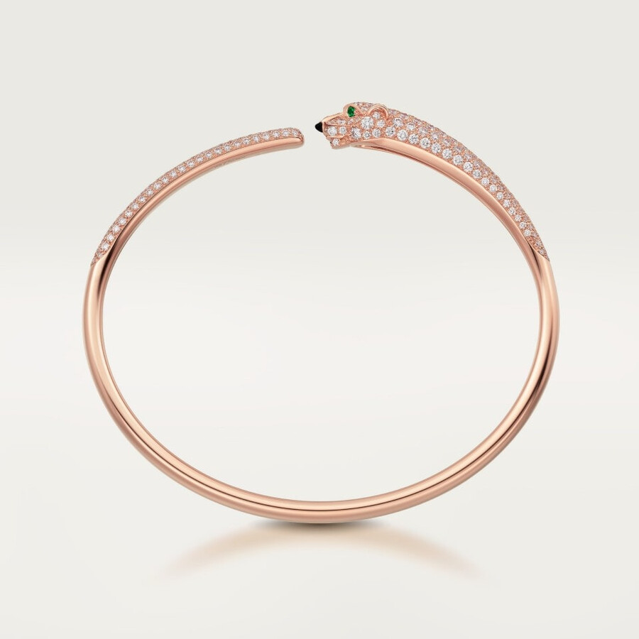 panthère de cartier bracelet small model paved