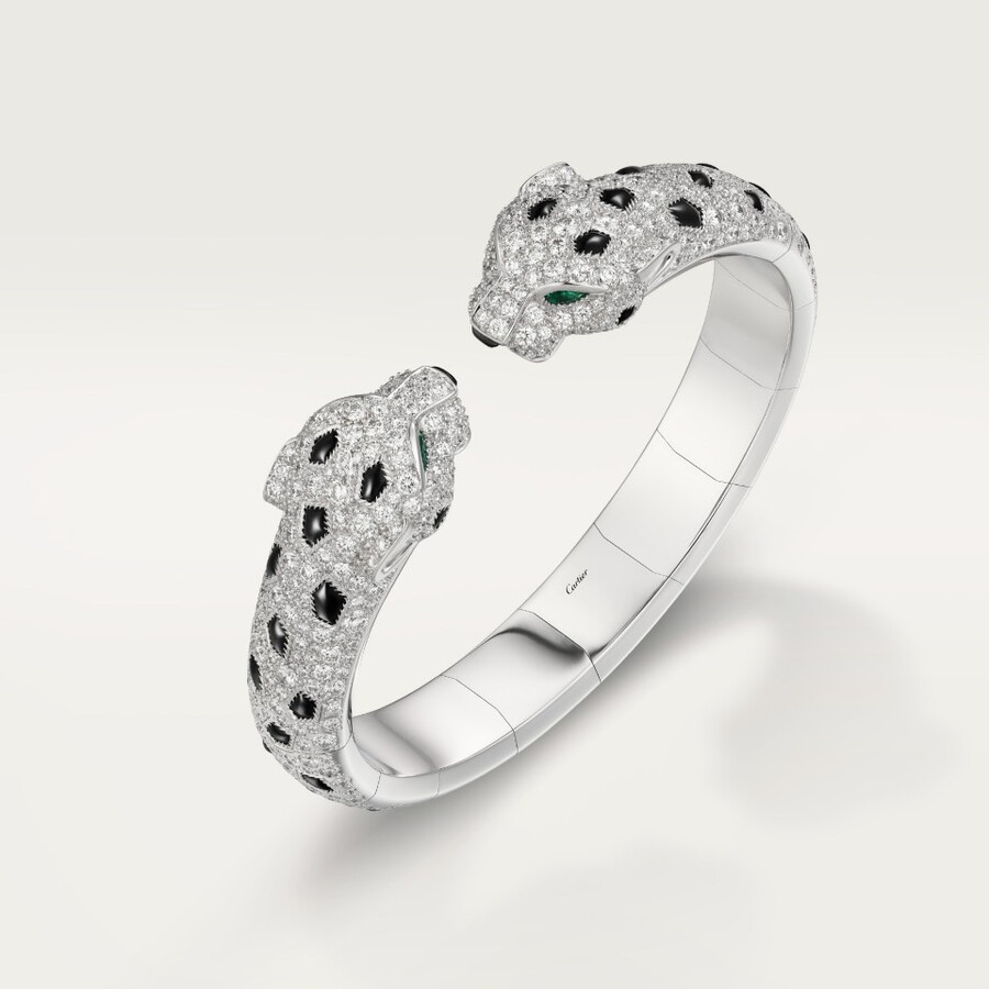 panthère de cartier bracelet articulated paved