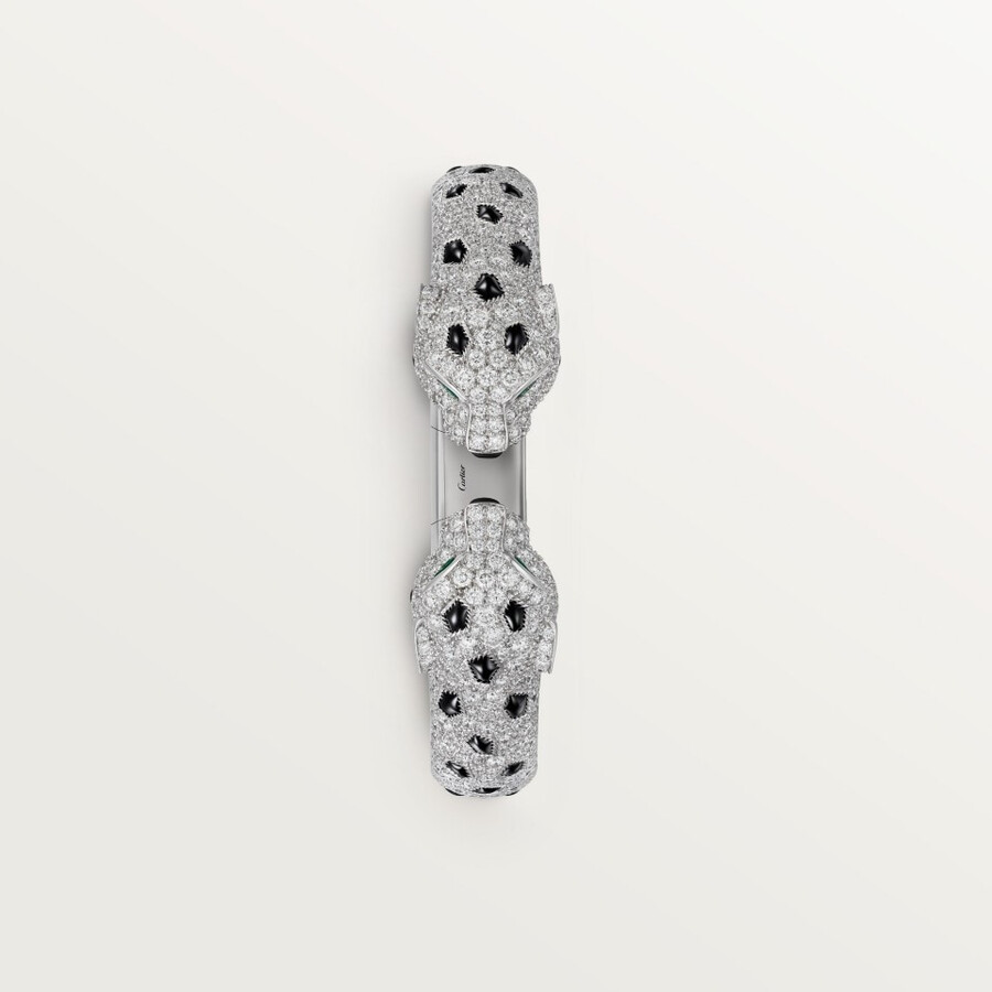 panthère de cartier bracelet articulated paved