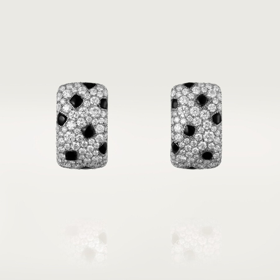 panthère de cartier earrings paved