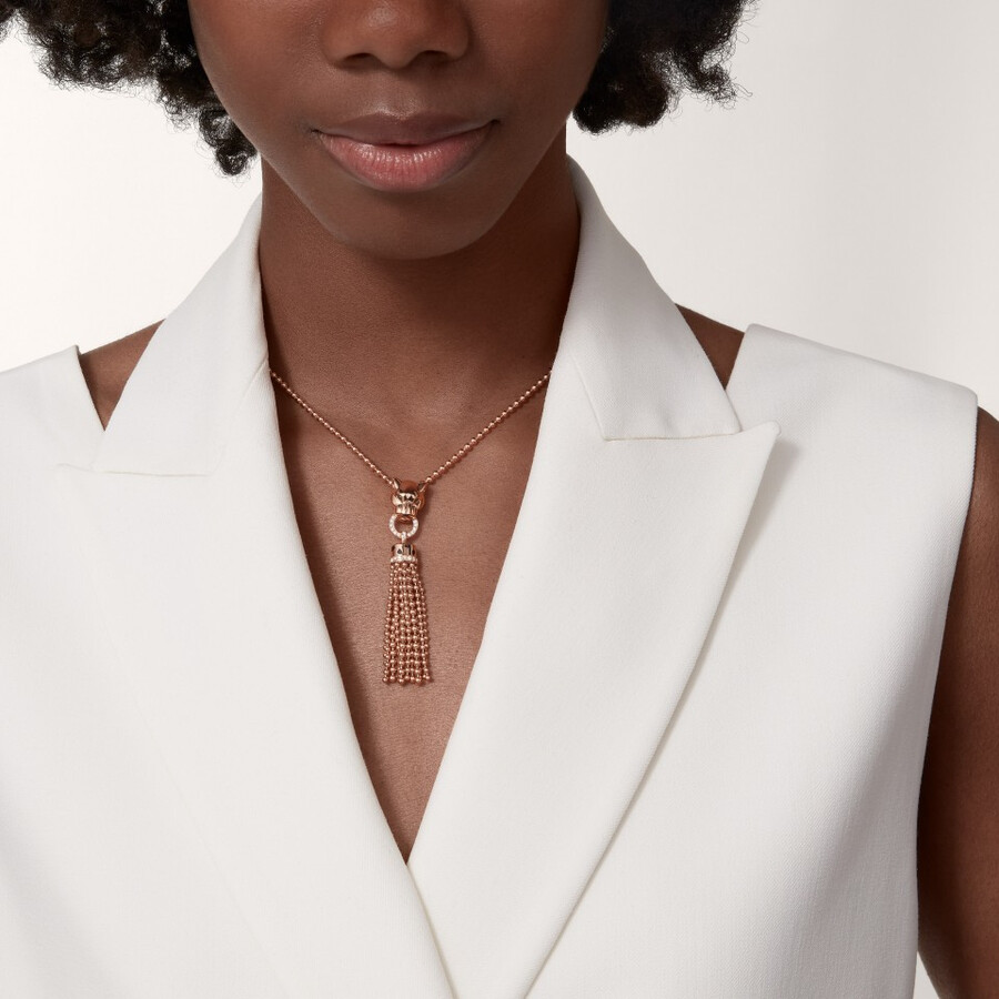 panthère de cartier long necklace diamonds